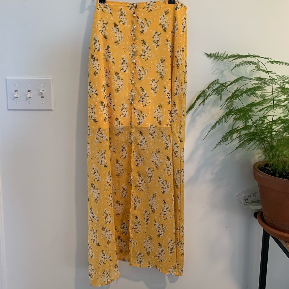 Doll’s Kill Button Slit Skirt